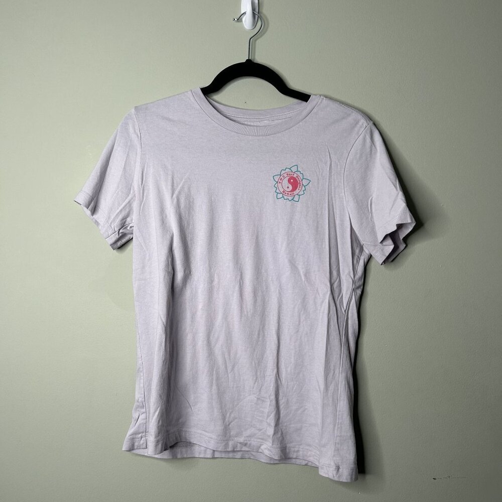 T&C Hawaii T-Shirt White Short Sleeve Koi Fish T-Shirt Women's Size Medium M